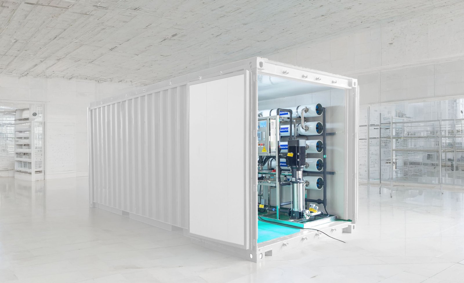 Containerized SWRO Desalination Plant 100% FAT Tested by WANDONG ENVIRO