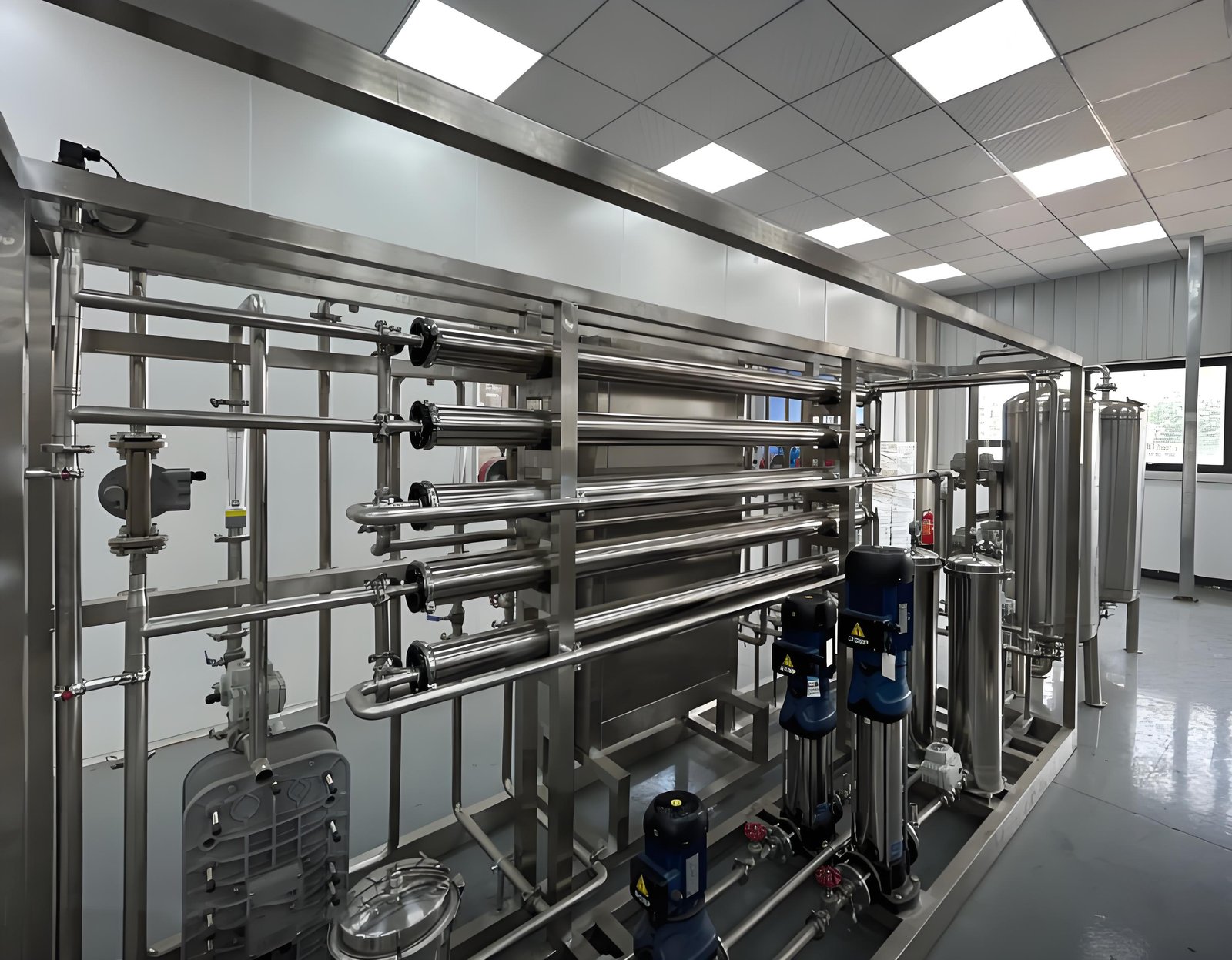 WANDONG ENVIRO Sanitary SS304 Skid Frame for EDI System