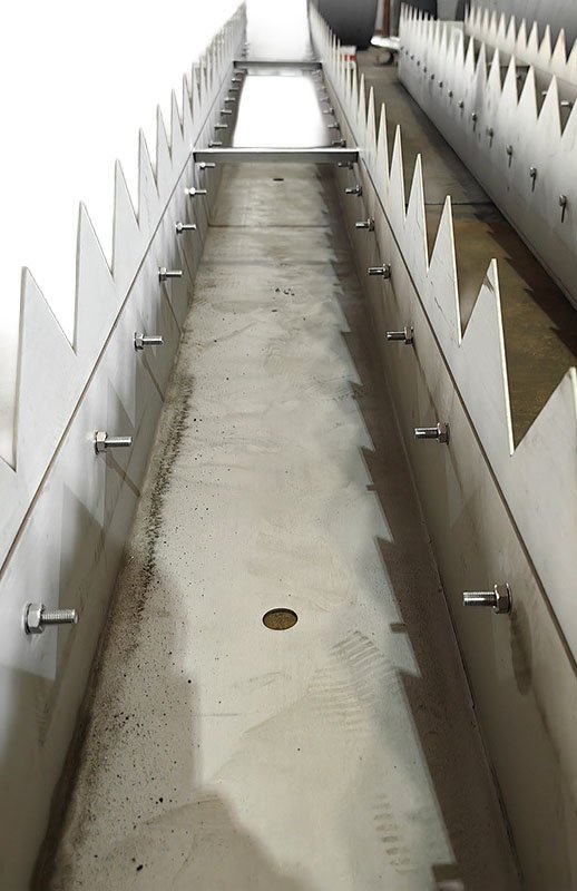 Stainless Steel V-Notch Clarifier Weir by WANDONG ENVIRO