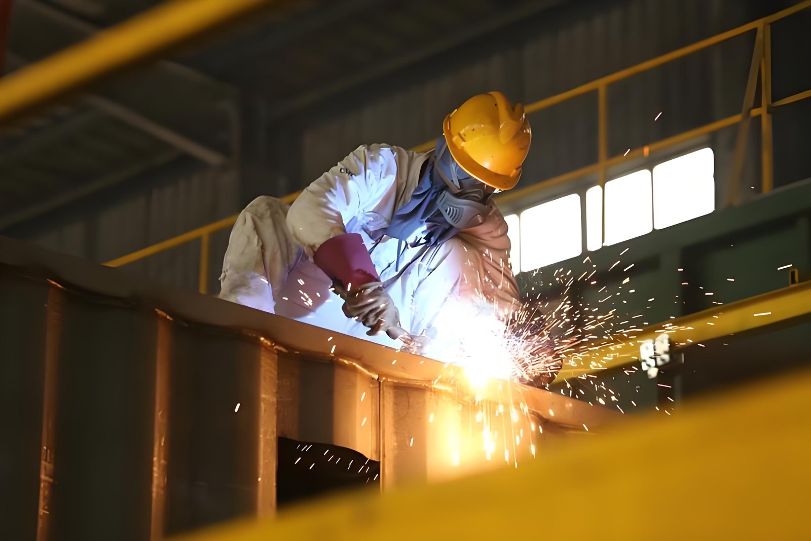 Submerged Arc Welding on Carbon Steel Sewage Tank by WANDONG ENVIRO